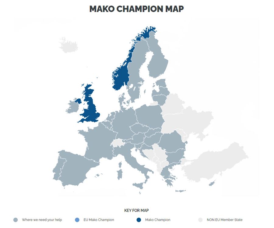 Mako Shark Champions Map