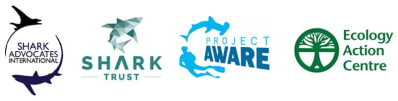 Logos: Shark Advocates International, Shark Trust, Project Aware & Ecology Action Centre