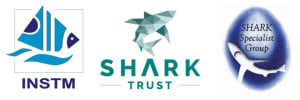 Logos: National Institute of Sciences & Technologies of the Sea (INSTM), Shark Trust & Shark Specialist Group (SSG)